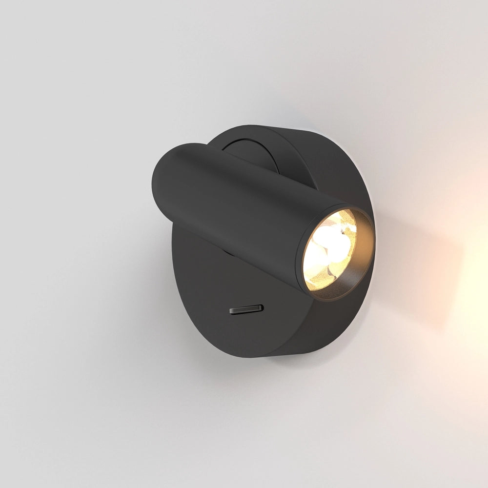 Maytoni Mirax applique nera LED 3W 3000K con switch