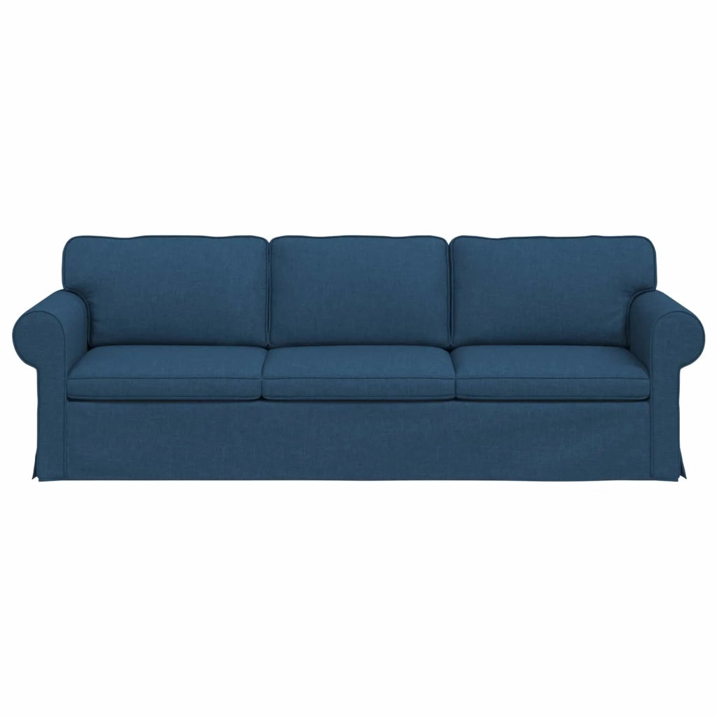 Divano Blu 245 x 82 x 80 cm Tessuto 42024326