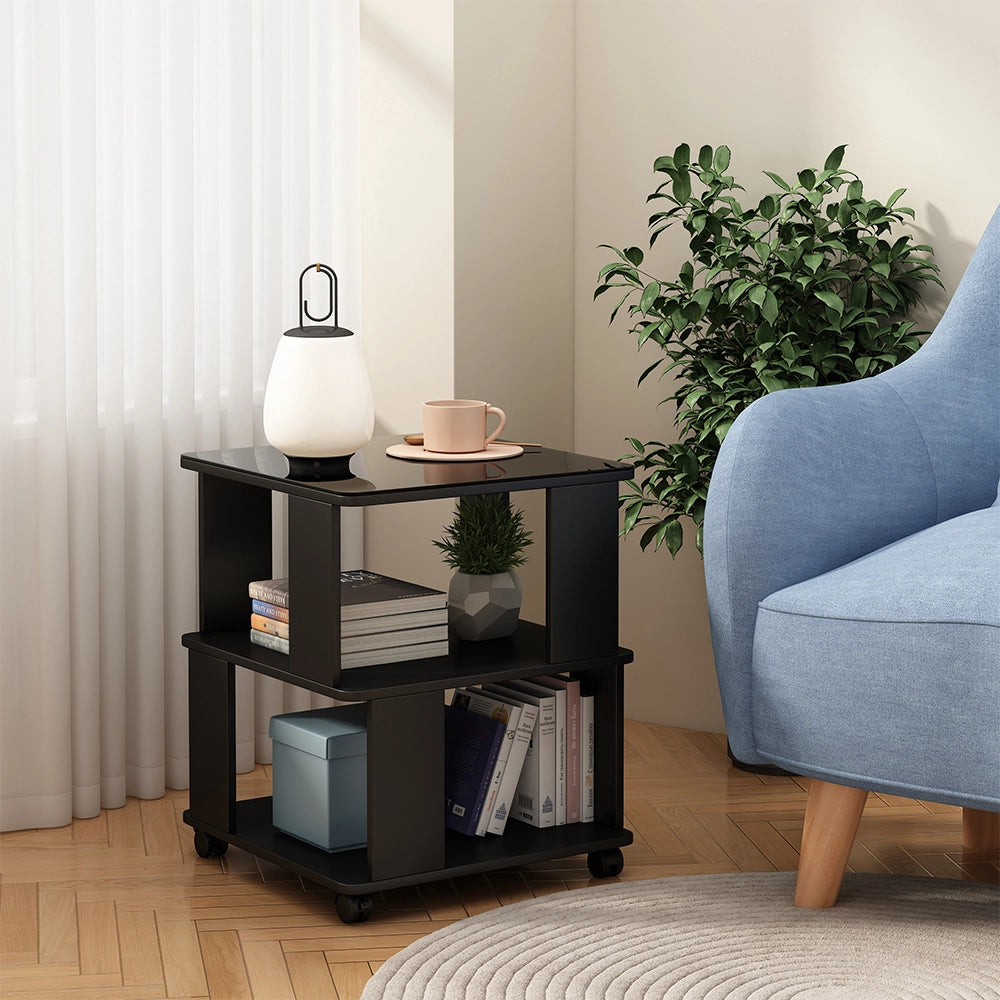 Vicco Tavolino Nero 50 x 50 cm