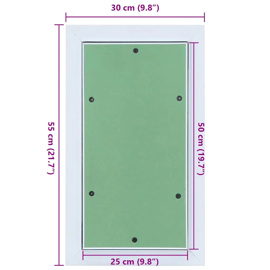 Pannello di Accesso Verde e Argento 30 x 55 cm 4018457