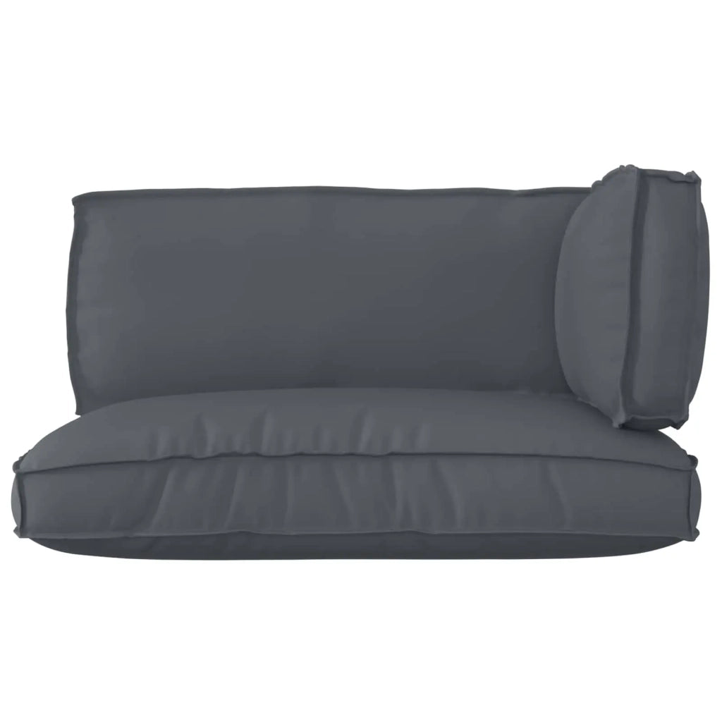 Set di Cuscini per Pallet 3 pcs Antracite Tessuto Oxford 3329089