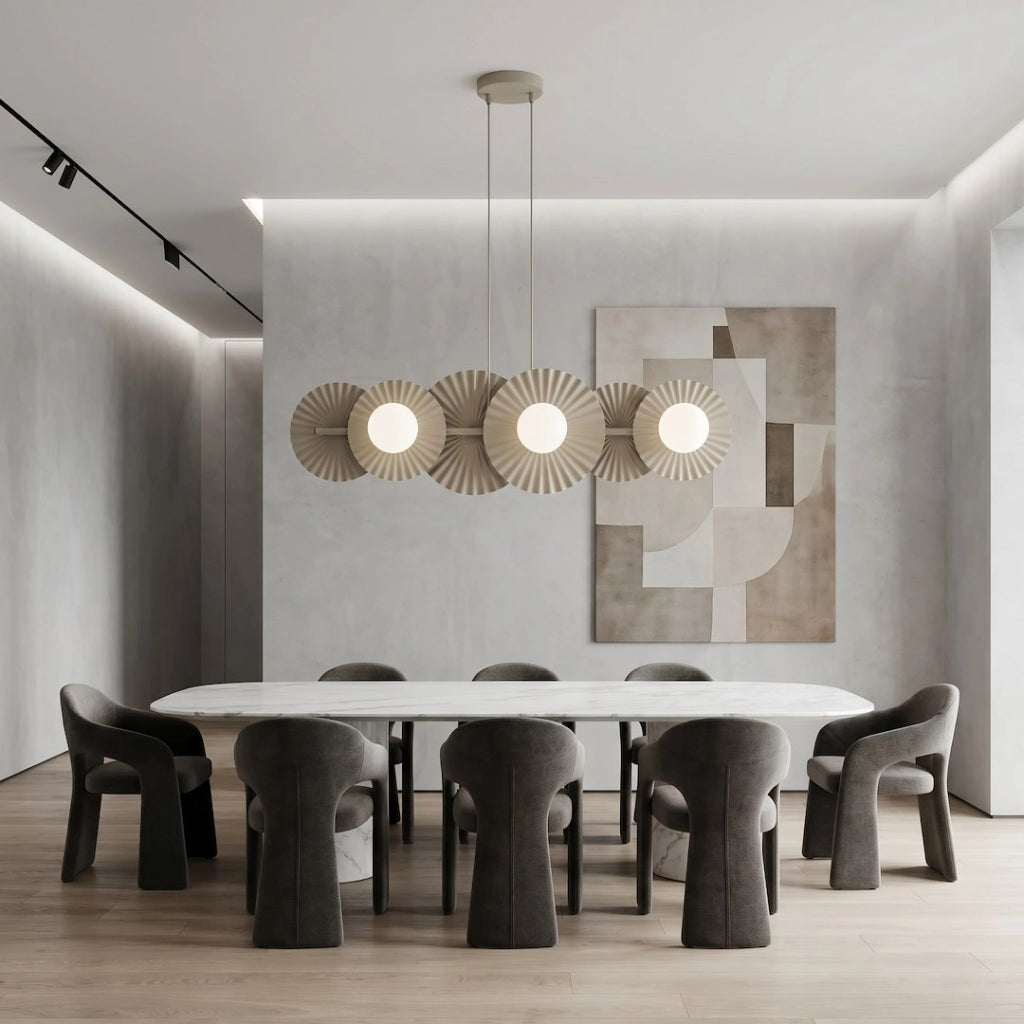 Lampada sospesa Umbra beige 6xG9 Emibig