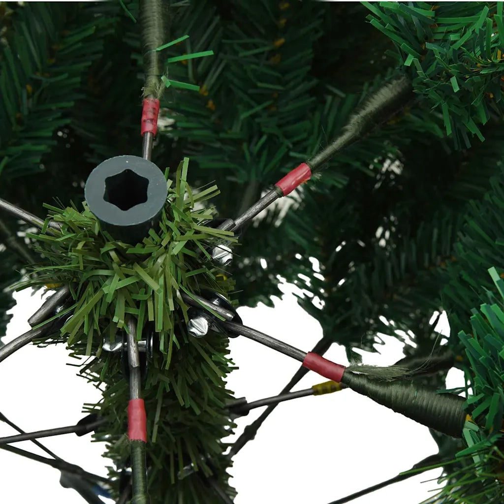 Albero di Natale Artificiale Snodato Foderato di Neve Verde 42019338