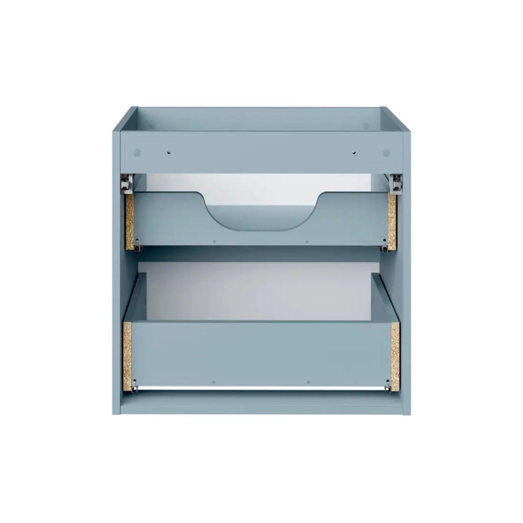 Mobile sottolavabo VANO 60 cm blu denim sospeso con 2 cassetti