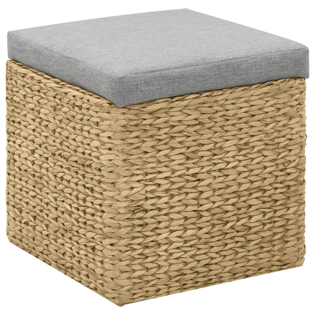 Set Pouf 2 pz in Giunco Grigio 246109