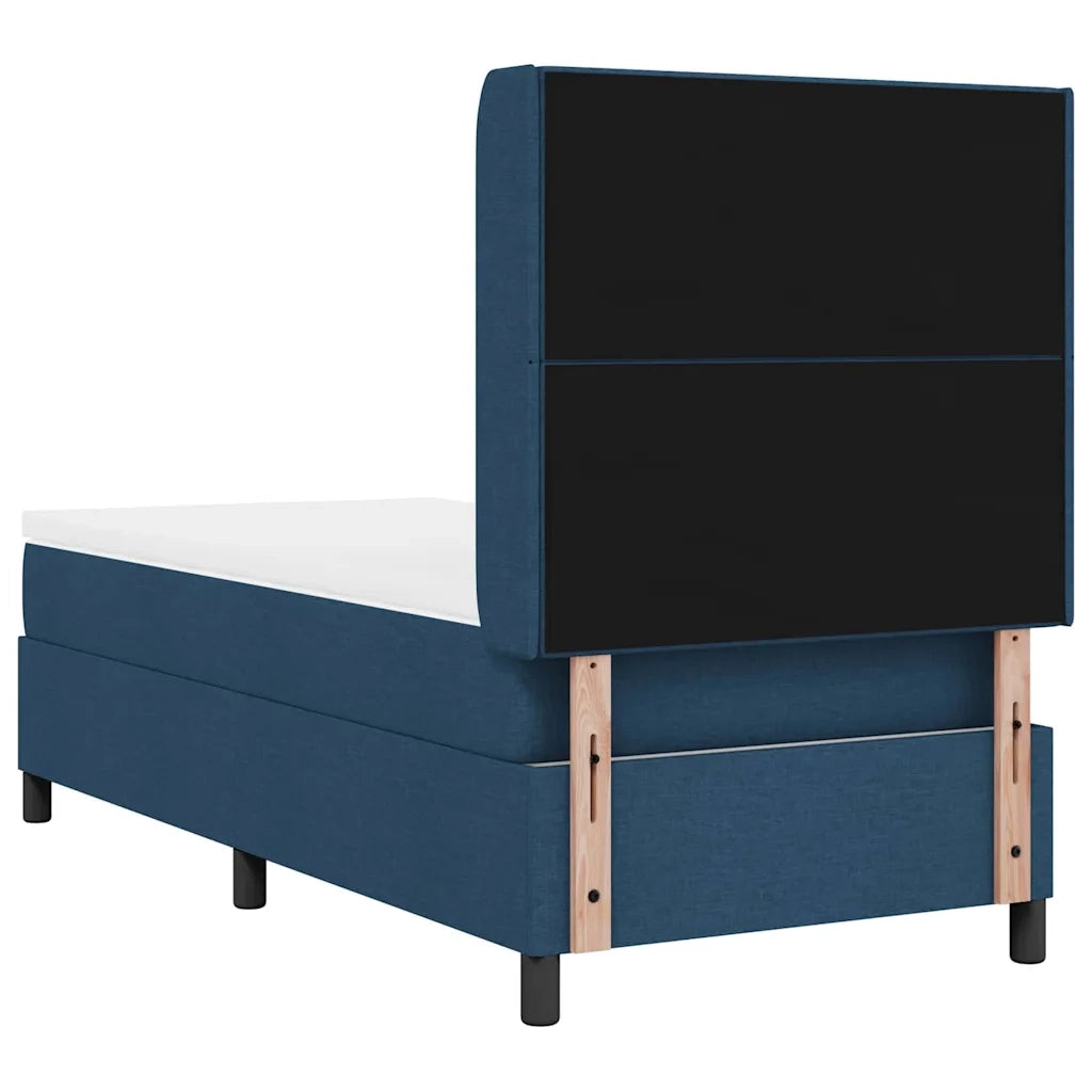 Letto a molle con materasso Blu 200 x 80 cm Tessuto 3341615