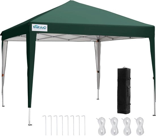 Pergola acqua resistente - stabile e invernale - 3 x 3 m - verde