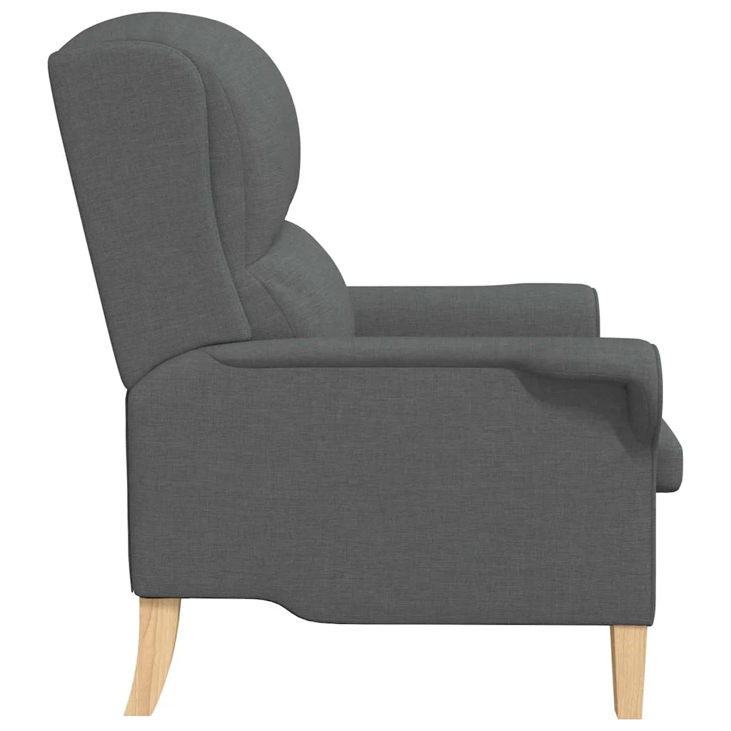 Poltrona | Sedia Relax Grigio scuro Tessuto