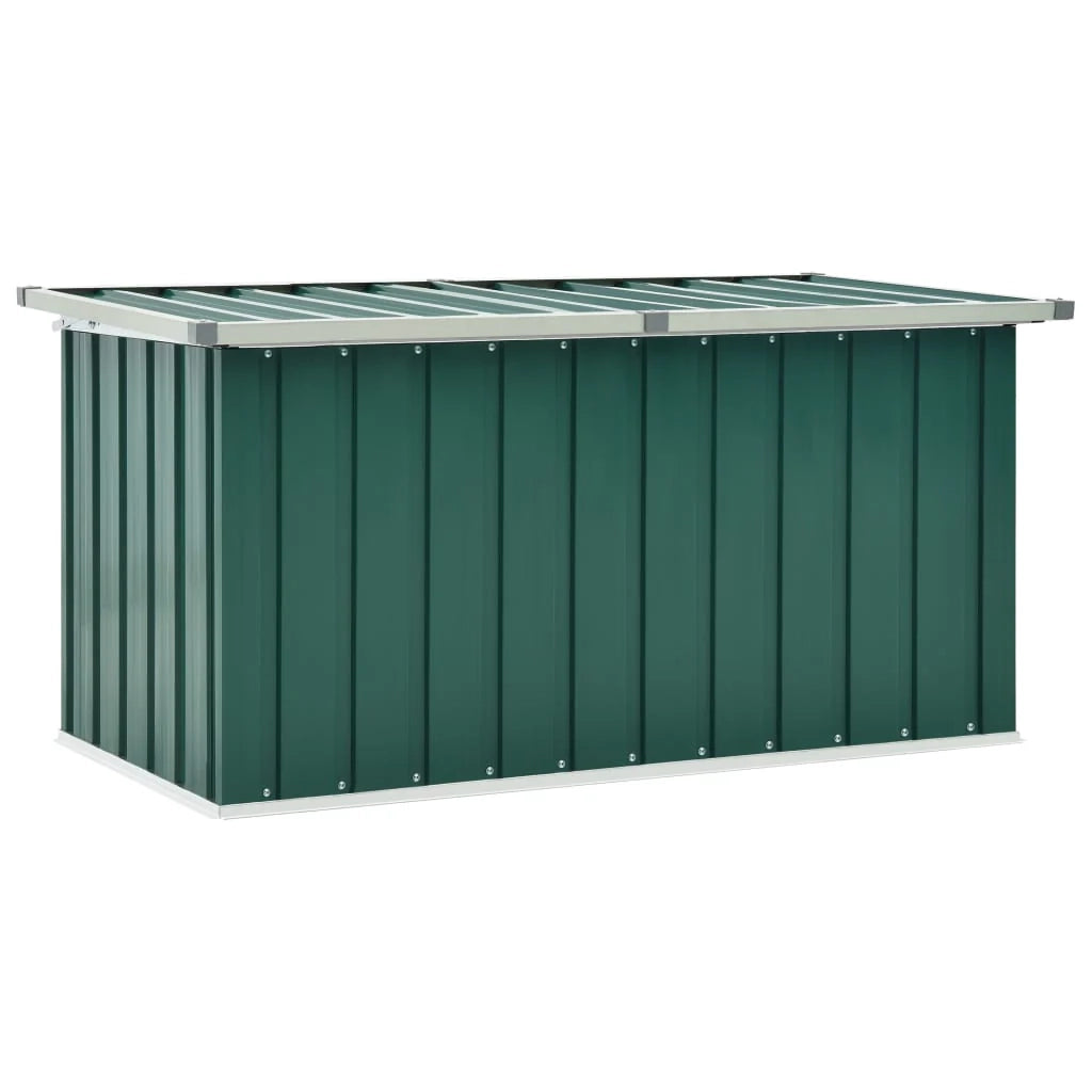 Cassapanca da giardino 129 x 67 x 65 cm verde 02_0013126