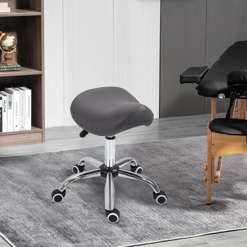 Sgabello da Massaggio Regolabile ¨C Minimal ¨C Grigio 49-61 cm