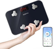 Mini Scala Digitale con Bluetooth - Pesa Corporea - Scala Digitale con Misurazione Peso e IMC - Bilance Digitale con Bluetooth