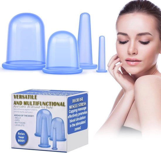 Set di Cupping con Silicone per Cellulite e Massaggi