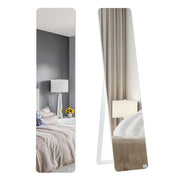 Specchio con Cornice ¨C zephmum ¨C Bianco Legno 37x43x156 cm