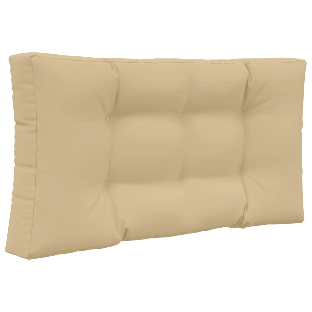 Cuscino per divano da esterno 2 pcs Beige Poliestere 900849