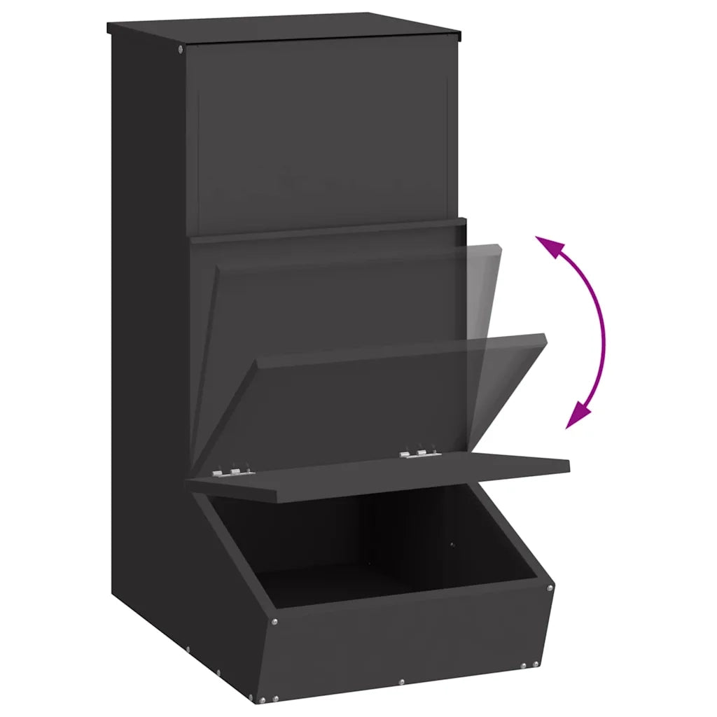Nutriente per Maiali Nero 55 x 38 x 76 cm 874636