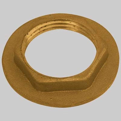 CONTRODADO CON FLANGIA OTTONE GIALLO  11/2     MADE IN ITALY
