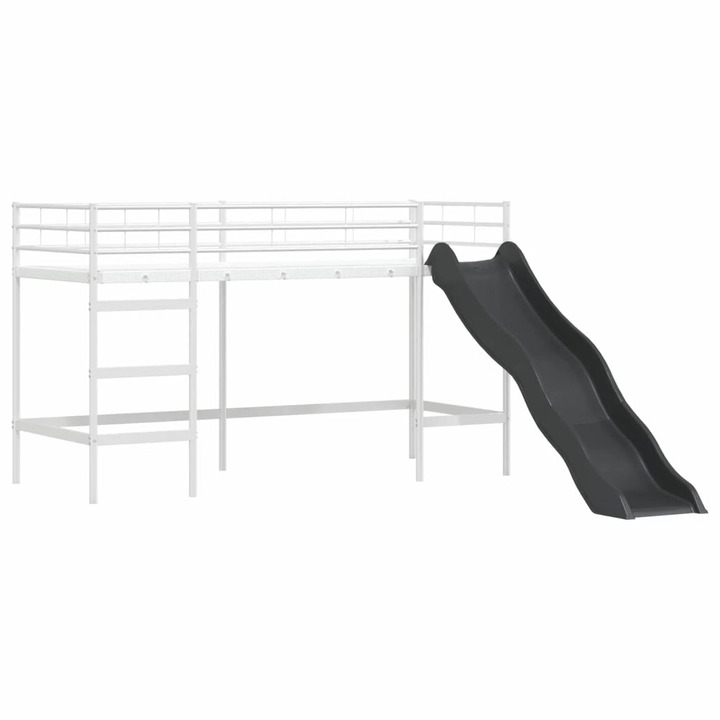 Struttura del letto loft per bambini Bianco e Rosa 100 x 190 cm 42020868