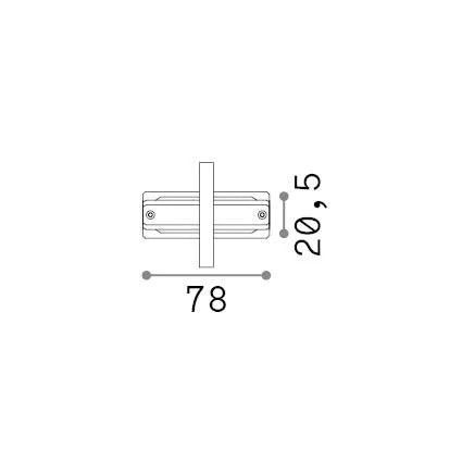 Accessorio Link Testata Chiusura Nero Ip20