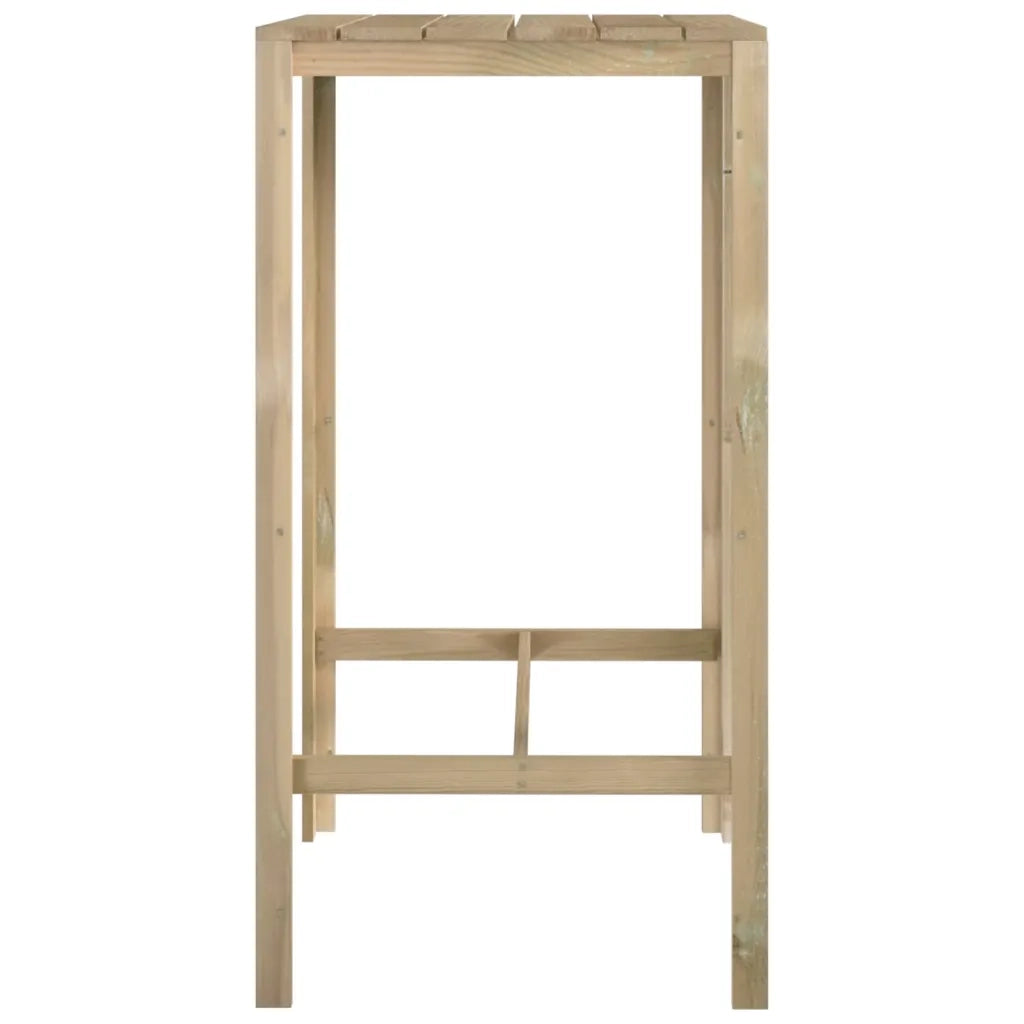 Tavolo da Bar 60x60x110 cm in Legno di Pino Impregnato 318219