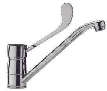 Miscelatore Lavello con Leva Clinica Cromato serie PEGASO