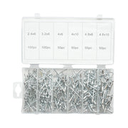 Kit di rivetti pop in alluminio 2,4-4,8 mm 400 pezzi