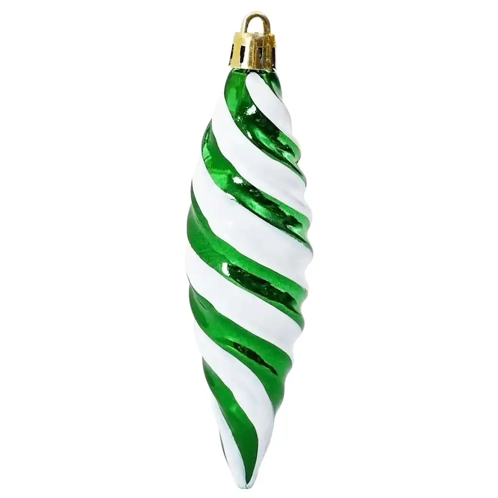 Palla a spirale di Natale 40 pcs Verde Plastica 42018902
