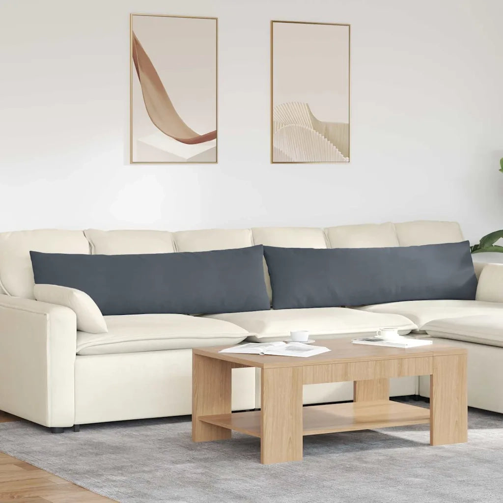 Cuscini da Divano 2 pcs Grigio scuro 145 x 40 cm 42013843