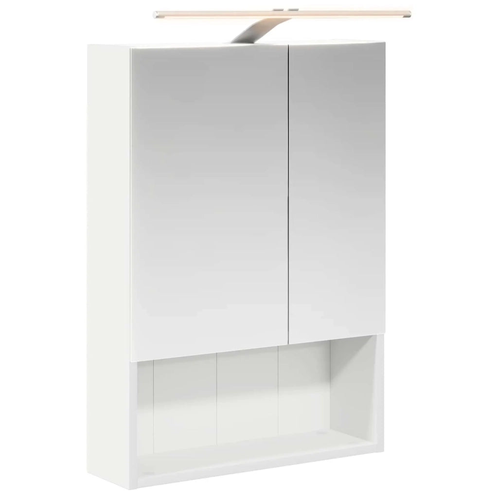 Mobiletto per specchio da bagno Bianco 50 x 14,5 x 70 cm 889207