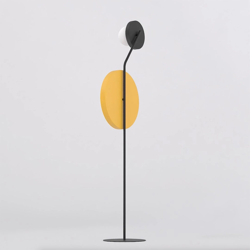 Lampada da terra moderna nera/arancio 2xG9 KISS Emibig