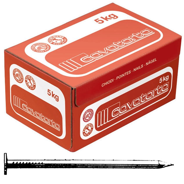 CHIODI TESTA PIANA  8X20  CAVATORTA- 5,0 kg