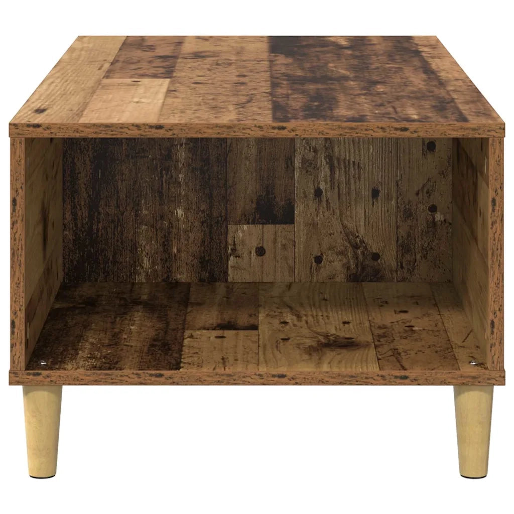 Tavolino da salotto | Tavolino da caff¨¨ | Tavolino da Soggiorno con cassetto Legno vecchio 90 x 50 x 35 cm