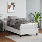 Struttura Letto a Rete a Molle Bianco 100x200 cm in Similpelle 3121030