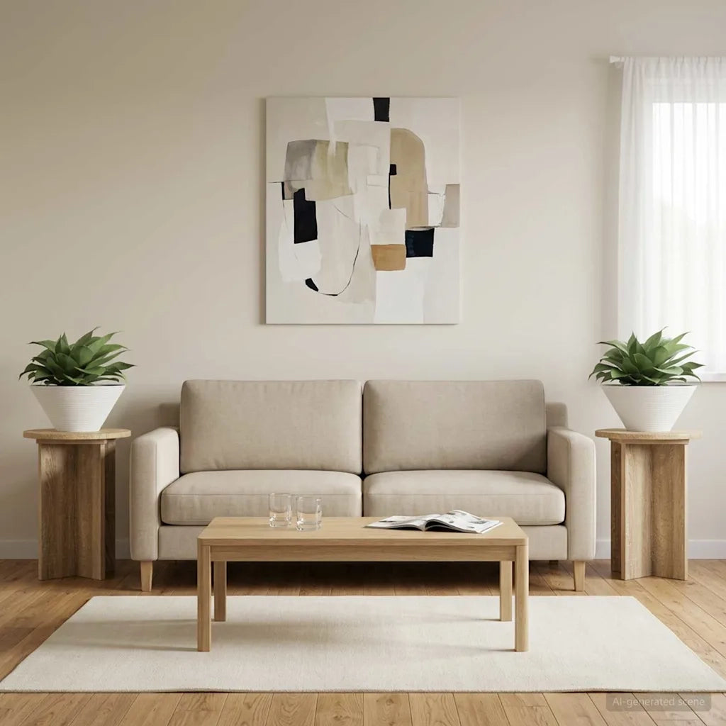 Supporto per piante | Sostegno per piante 2 pz Rovere Sonoma ?29,5 x 40 cm