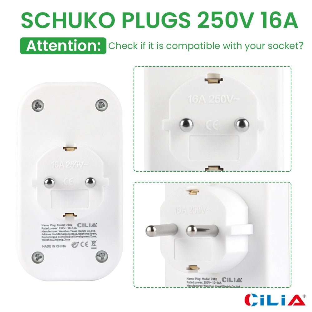 Spina Multipresa EU ¨C Minimal ¨C Bianco