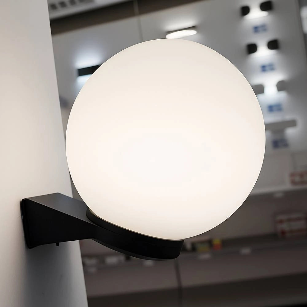 Globo acrilux sfera opale per lampioni montaggio a palo *** diametro 300 millimetri, confezione 1
