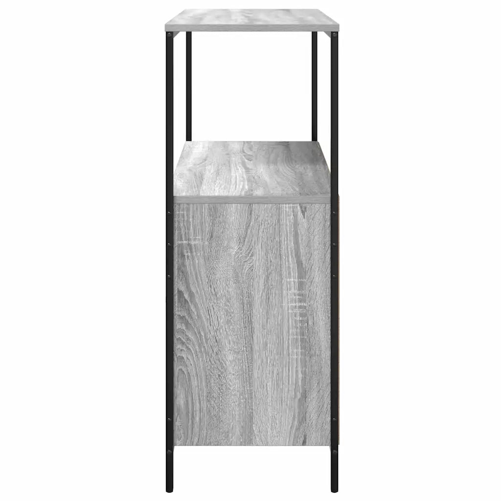 Mobile da Bagno con Ripiani Grigio Sonoma 76,5x35x95 cm 861920