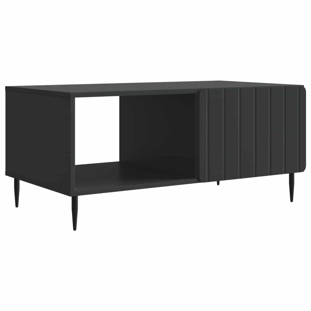 Tavolino da salotto | Tavolino da caff¨¨ | Tavolino da Soggiorno Nero 90 x 50 x 40 cm Legno ingegnerizzato