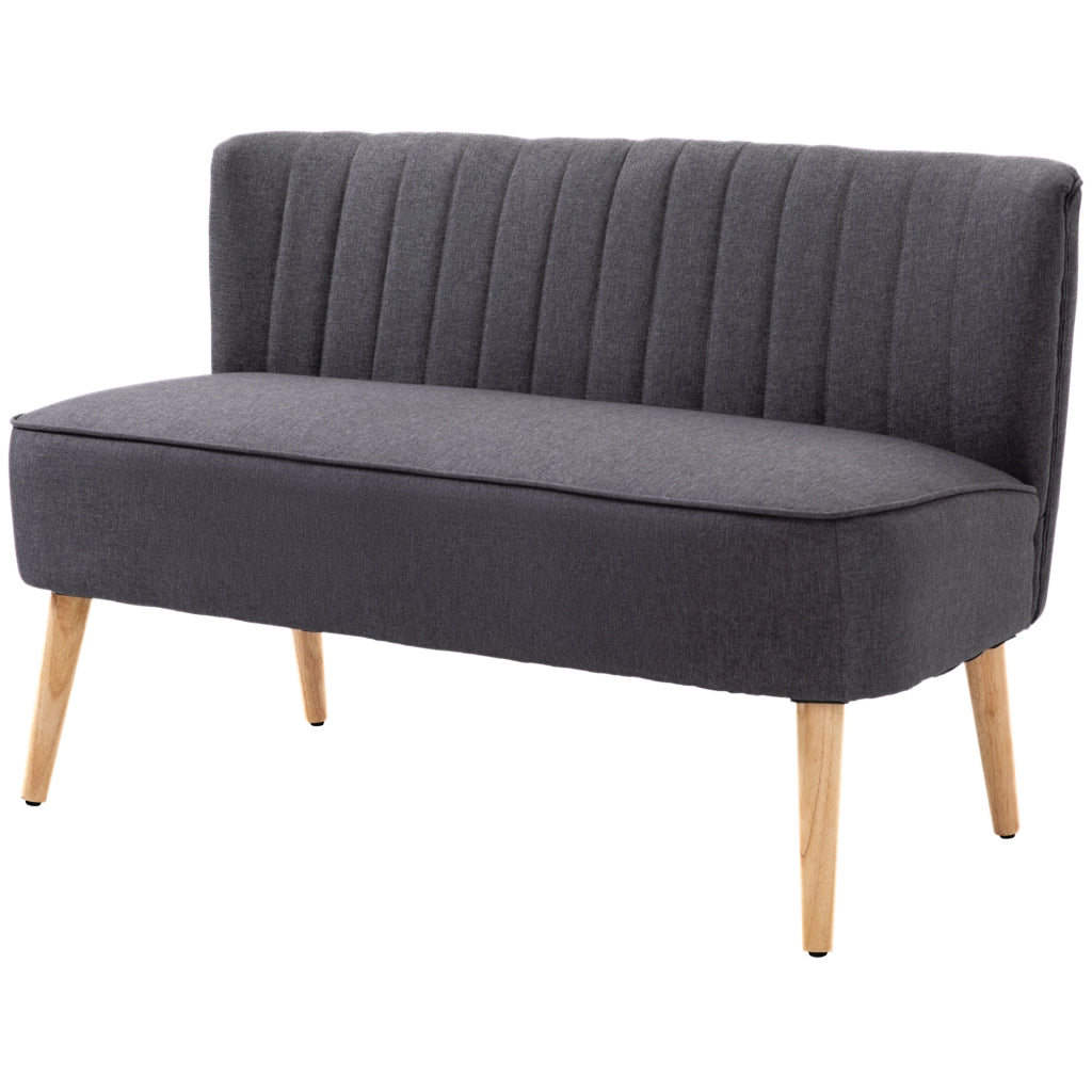 Divano 2 posti ¨C Minimal ¨C grigio scuro 117x56.5x77 cm