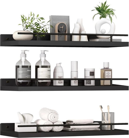 Rack a 3 piani per cucina e bagno - multifunzionale - in legno