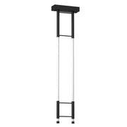 Lampada sospesa moderna LED 32W 4000K nera Dohar ALHA