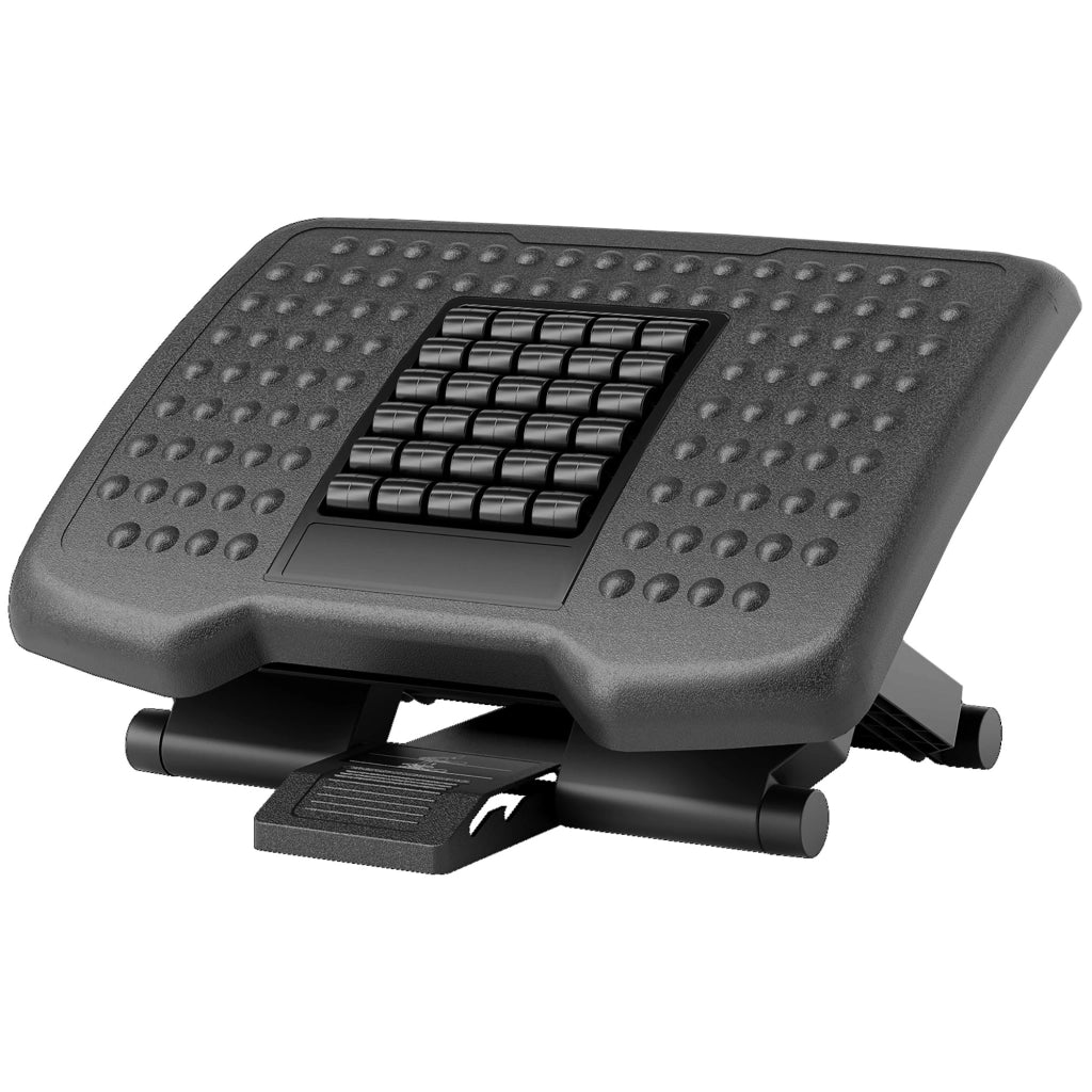 Poggiapiedi Massaggiante Elettrico Ergonomico ¨C Minimal ¨C Grigio Scuro 46x35 cm