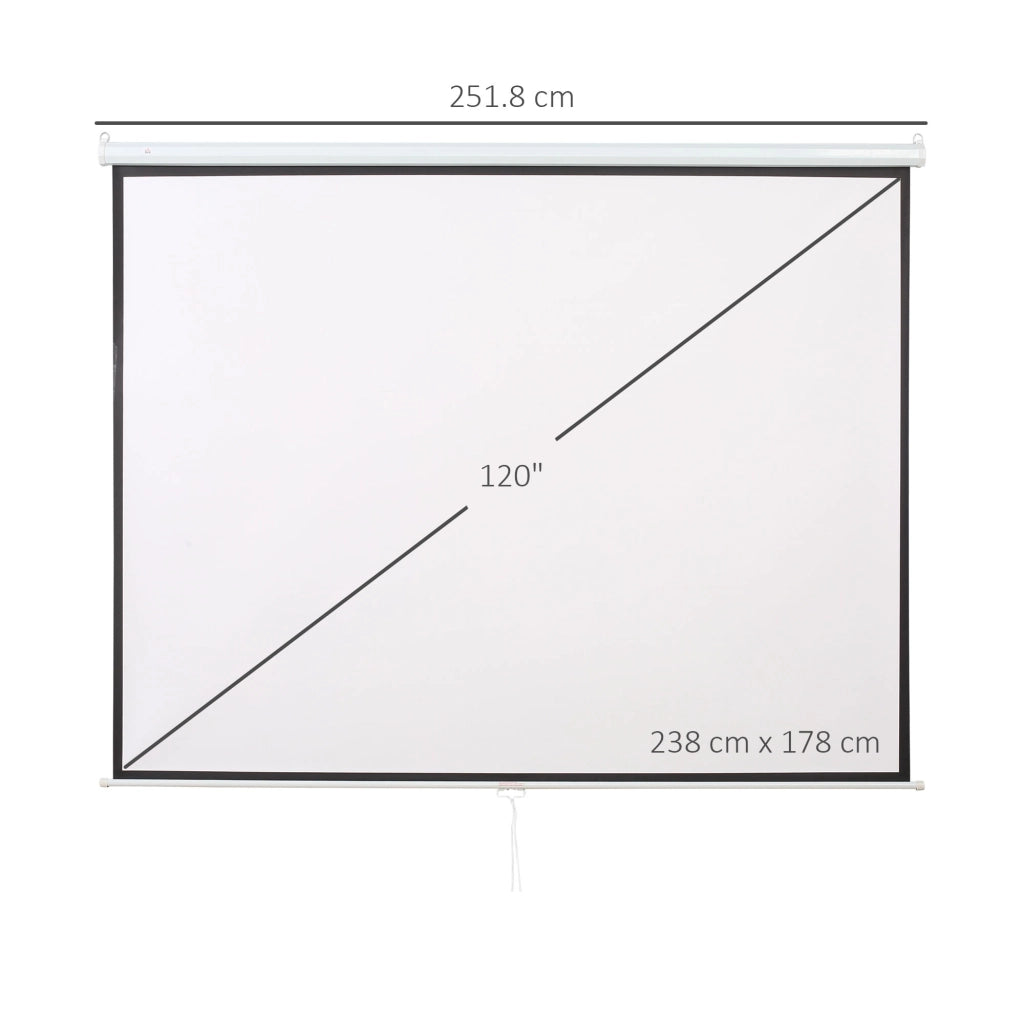 Supporto per proiettore ¨C Minimal ¨C Bianco e Nero 251.8x8.6x7 cm