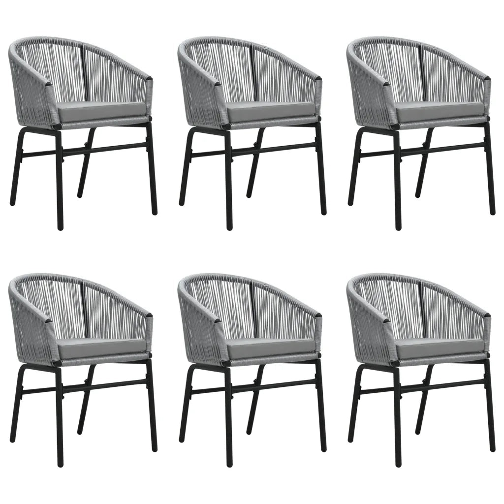 Set da Pranzo da Giardino 7 pz Grigio 3099255