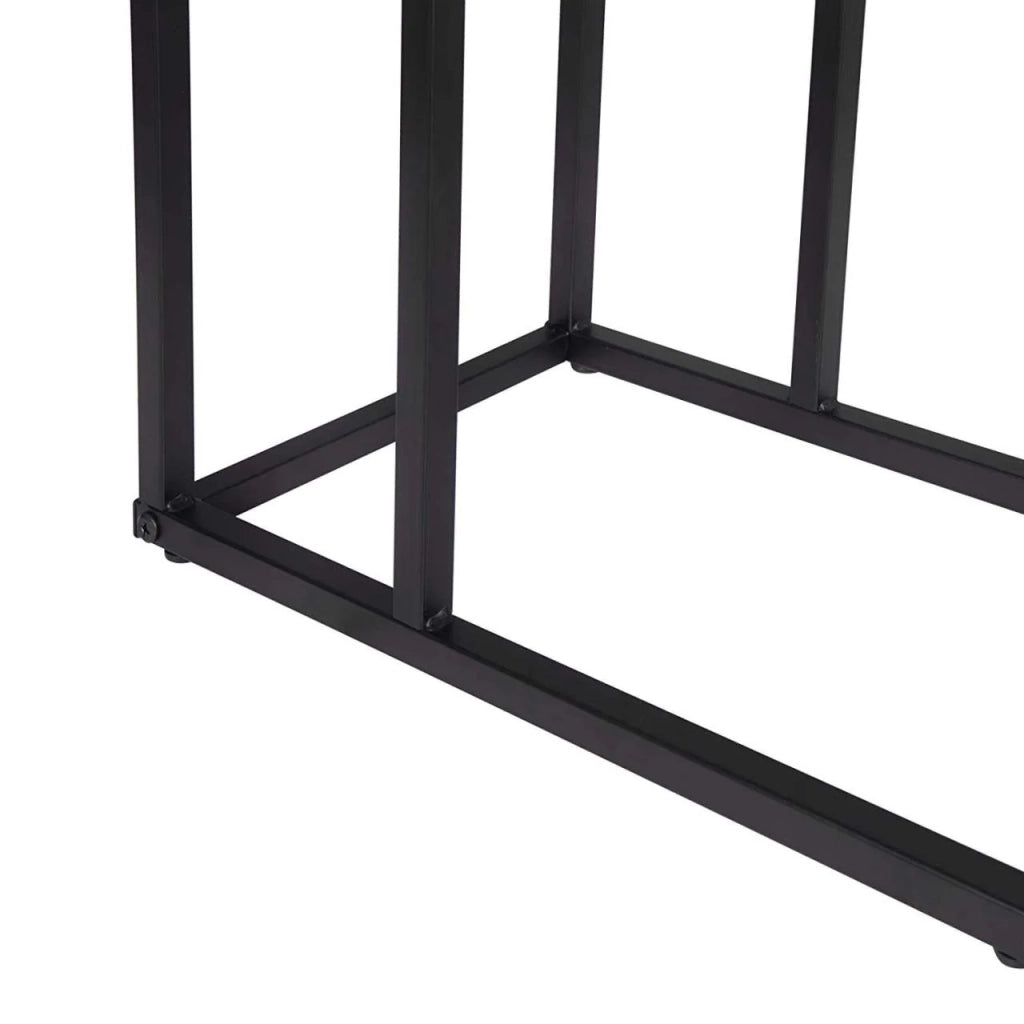 Tavolino laterale 63,5 cm in metallo e legno 19_0000363