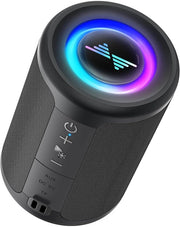 Parlante Bluetooth Portatile con Luci – TWS, Bluetooth 5.3, Tipo C, AUX/TF – Per Esterno e Interno