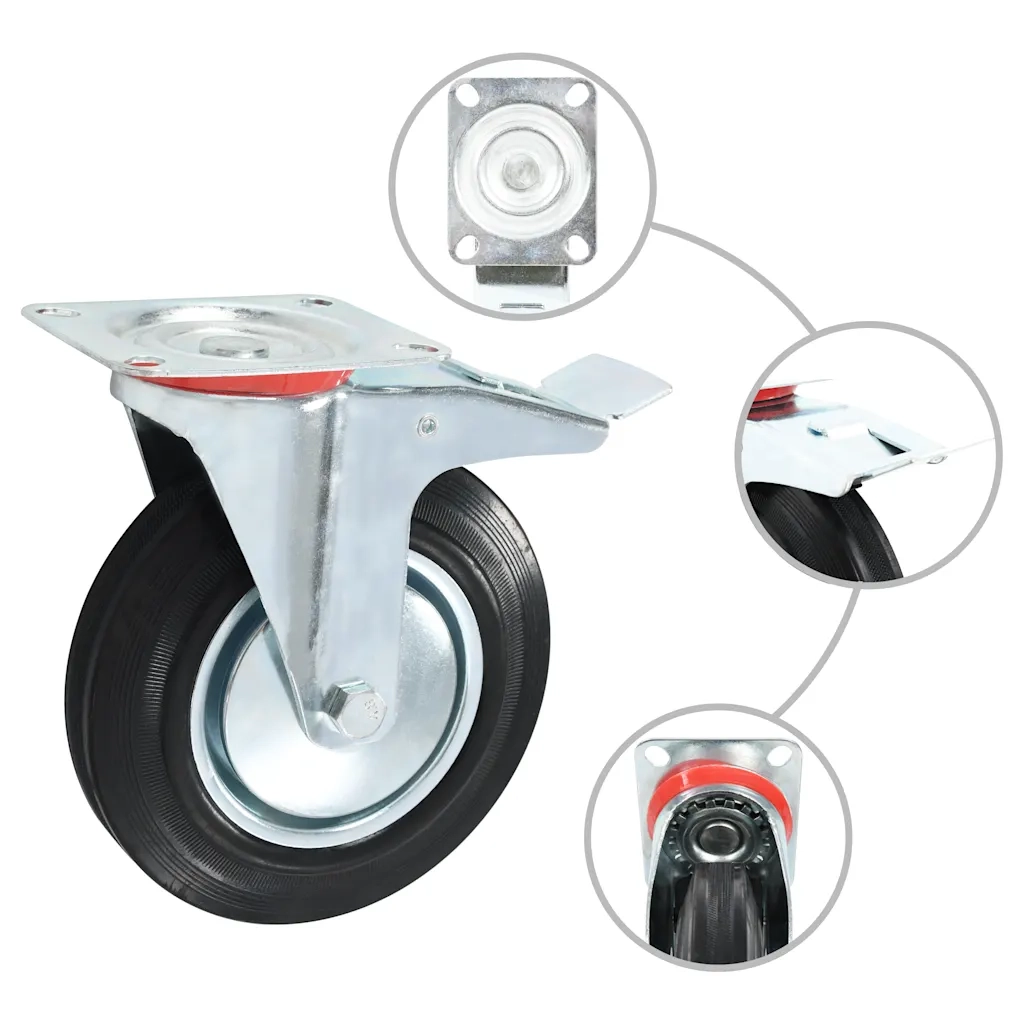 Ruote Girevoli 24 pz 200 mm 278034