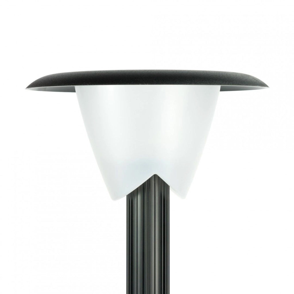 Lampada da giardino BIANCA 1xE27 nera IP65 116 cm SU-MA