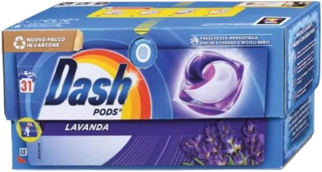 DASH PODS CONFEZIONE DA 31 PEZZI PROFUMO LAVANDA