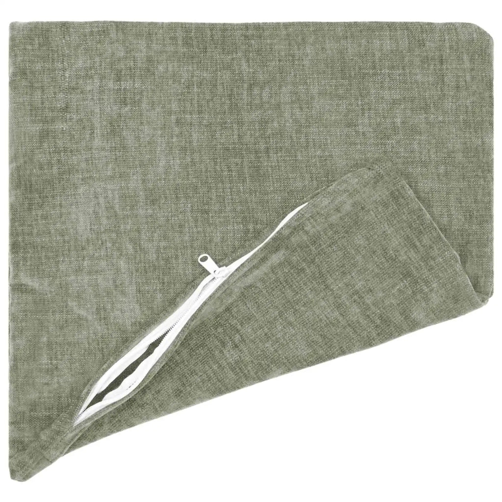 Federa 6 pz HEERLEN Verde 40 x 40 cm Tessuto Chenille 908513