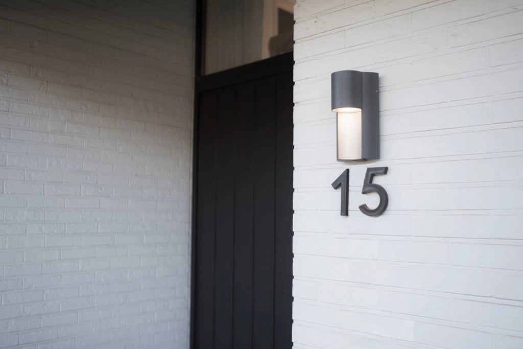 Applique esterna URBAN antracite GU10 IP54 Lutec 1 luce